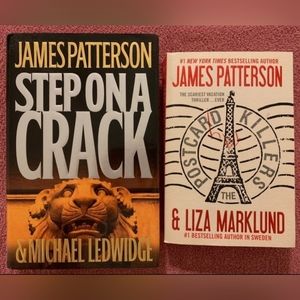 "Step On A Crack" & "The Postcard Killers" Book Bundle (X2) - James Patterson